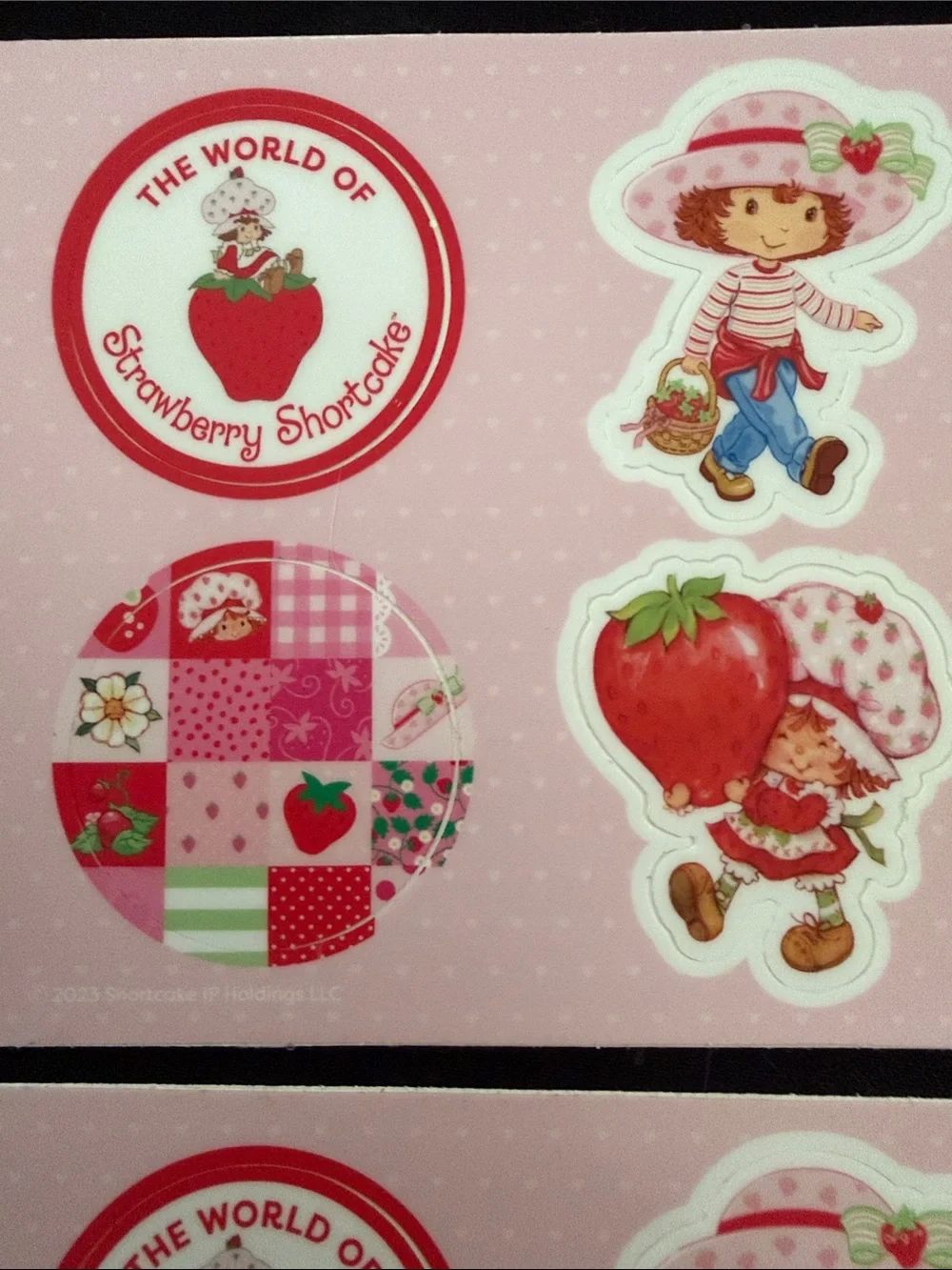 Vintage Hausenware Ceramic Plate Strawberry Shortcake Gift Set